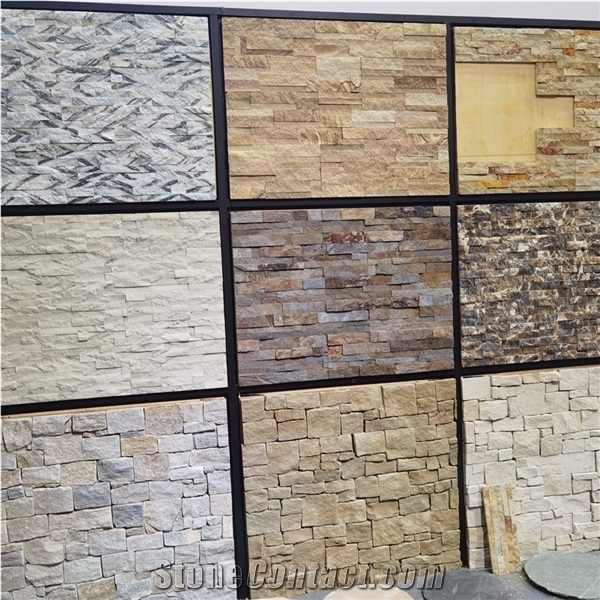 Slate Veneer Culture Stone for Interior & Exterior Wall