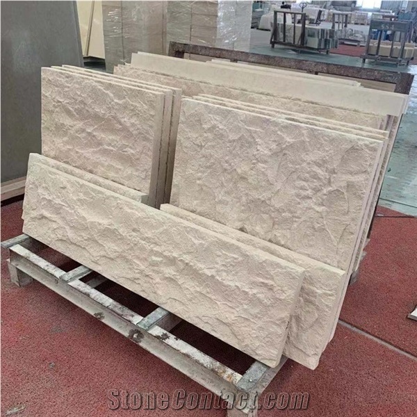 Turkey White Limestone Wall Panel