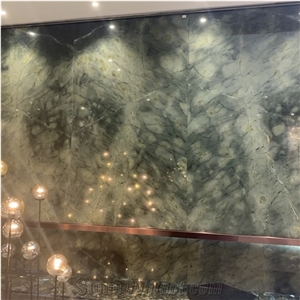 Wholesale Fantasy Green Marble Tiles for Background Wall