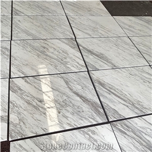 Wholesale Volakas White Marble Floor Tiles For Hotel Decor