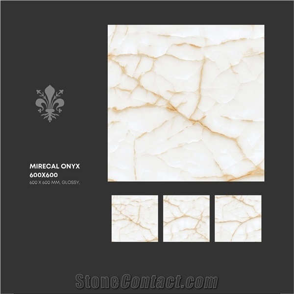 Florence Ceramic Tiles Onyx Marble Look Tiles 600x600 mm