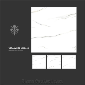 Florence Ceramic Tiles Statuario Marble Look600x600 mm