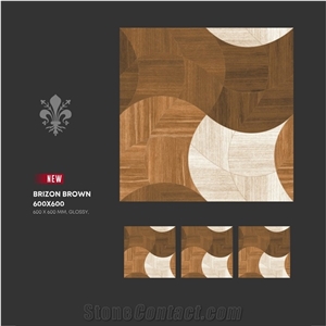 Florence Ceramic Tiles Wood Look Polish 600x600 mm
