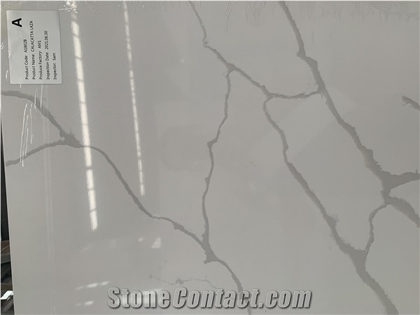 Calacatta Laza Artificial Quartz Slab Solid Surface Stones