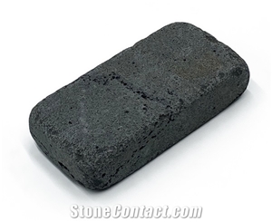 Brick Basalt Volcanic Stone from Vietnam Sawn-Cut Surface