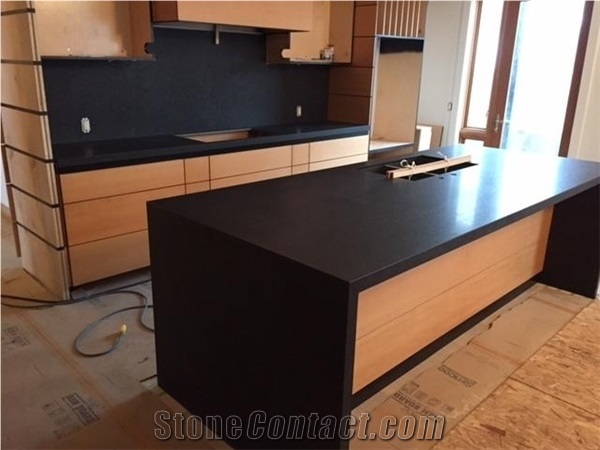 Absolute Black Granite Kitchen Top P