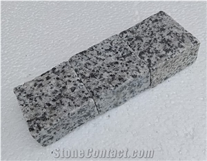 Grey Granite Sawn Cube Stone, Granite Cobble Stone