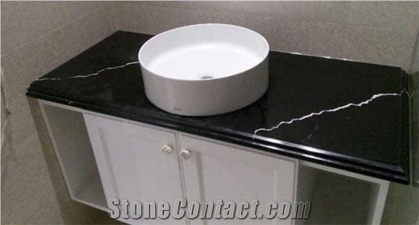 Artificial Stone Kitchen Countertop, Quartz Island Top