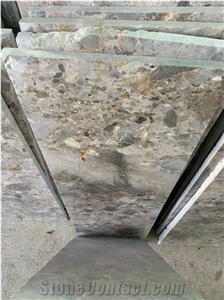 Breccia Grey and White Crystal Marble