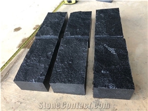 Cut to Size Black Basalt Stone Sawn and Split