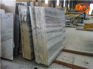 Polished Striped Veins Marble Stone Competitive Price