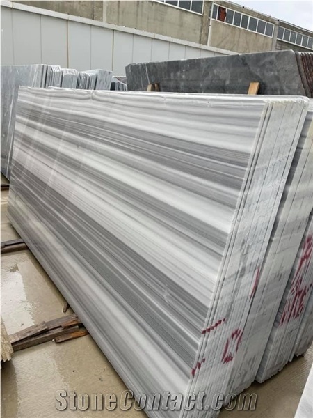 Stripped Volakas Veins Marble Stone Wholesale Tiles Natural
