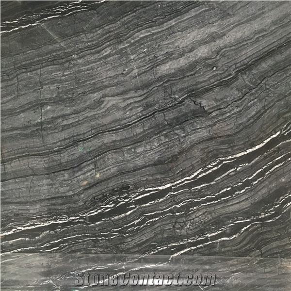 Black Wooden Marble Skirting Slabs Wall Cladding Tiles