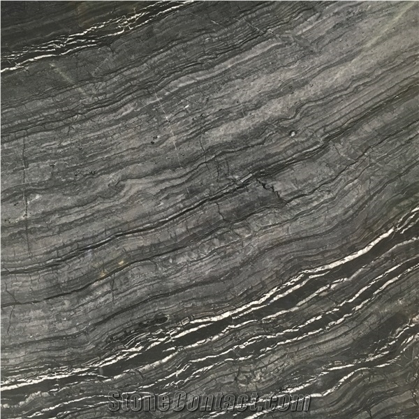 Black Wooden Marble Skirting Slabs Wall Cladding Tiles
