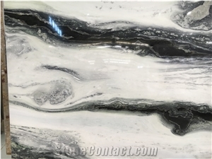 Brazil White Black Quartzite Slabs for Floor and Wall