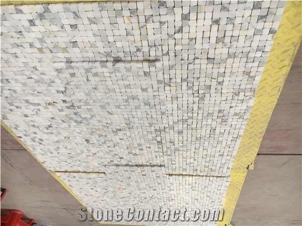 Calacatta Gold Floor Mosaic Tile Stone Mosaic Pattern Design