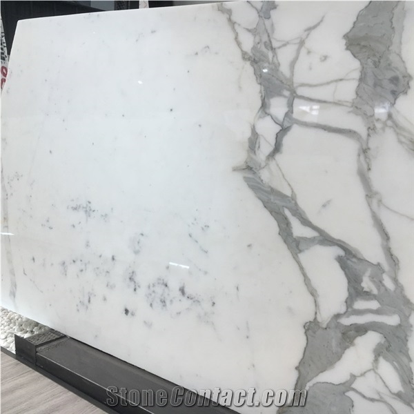 Calacatta Marble Kitchen Wall Cladding Slabs