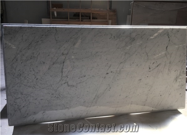 Carrara Rectagle Table Work Tops Ogee Reception Counter Tops