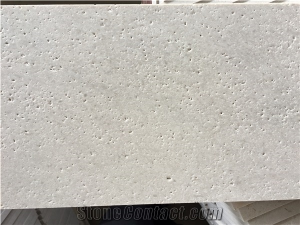China White Travertine Stone Flooring Tiles Covering Floor
