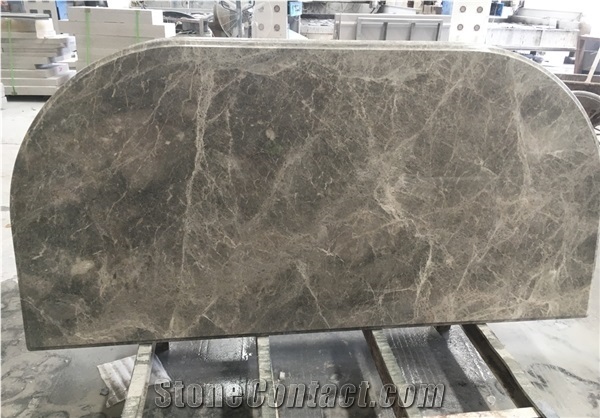 Ogee Marble Reception Desk Counter Restaurant Stone Work Top