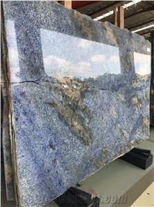 Prefab Blue Bahia Kitchen Island Tops Azul Bahia Peninsula