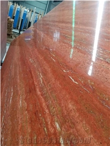 Rose River Travertine Floor Slabs Red Travertine Wall Slabs