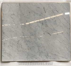 Square Statuario Cafe Table Tops Marble Reception Countertop