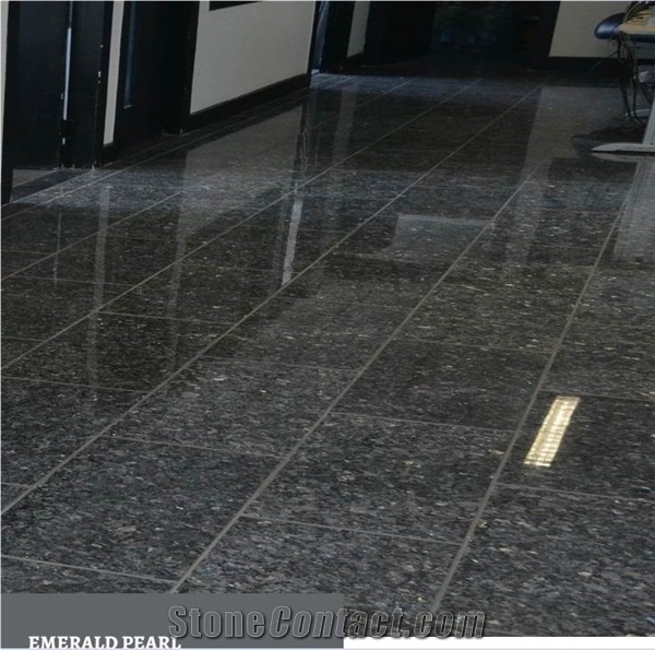 Emerald Pearl Granite Floor Tiles