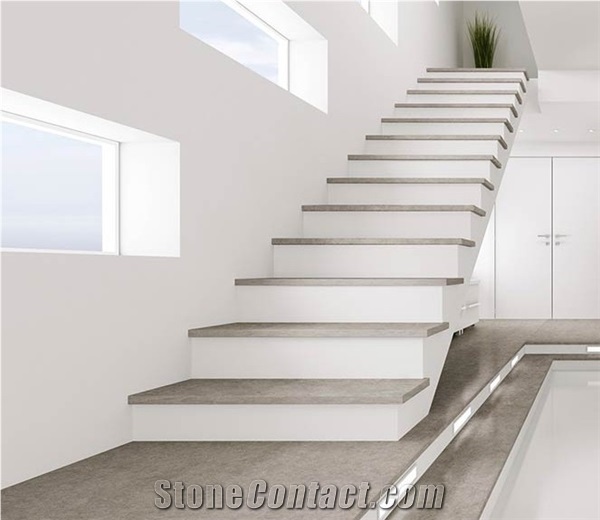 Dekton Vegha Sintered Stone Stair Steps