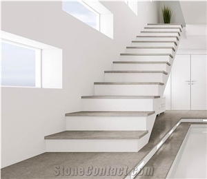 Dekton Vegha Sintered Stone Stair Steps