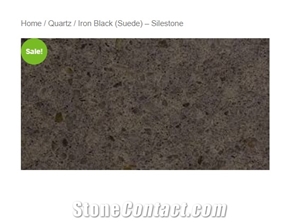 Iron Black Suede Silestone Quartz Slabs