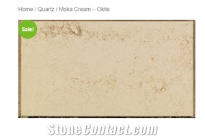 Moka Cream – Okite Solid Surface Quartz Stone