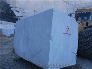 Iranian Crystal White Wavy Marble Blocks
