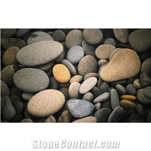 Natural River Pebbles, Polished River Pebbles