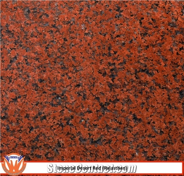 Imperial Desert Red Granite Slabs, Tiles