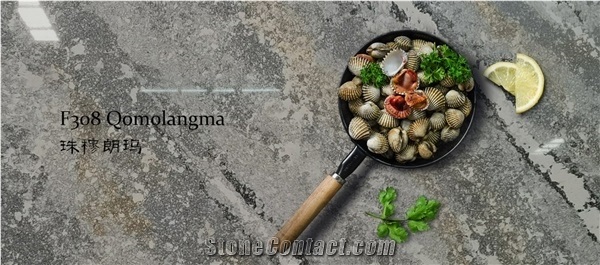 F308 Qomolangma Quartz Kitchen Countertop