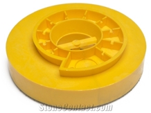 4 Yellow Snail Lock Polishing Tool