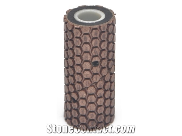 Mini Drum Honey-Comb Copper Polishing, Grinding Tool for Granite, Marble, Engineered Stone Sink Edges