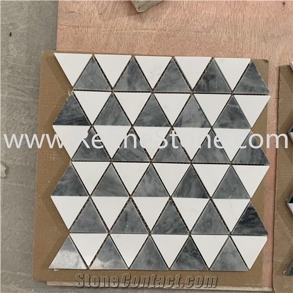 Hand Made Customized Design Swimming Pool Tile Marble Mosaic