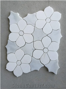 Hot Sale Polished Modern Design Carrara White Marble Mosaic