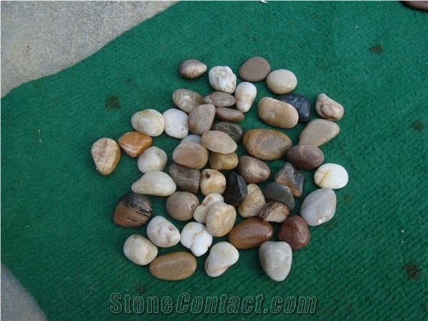 Mix Color River Stone Cheap Pebbles