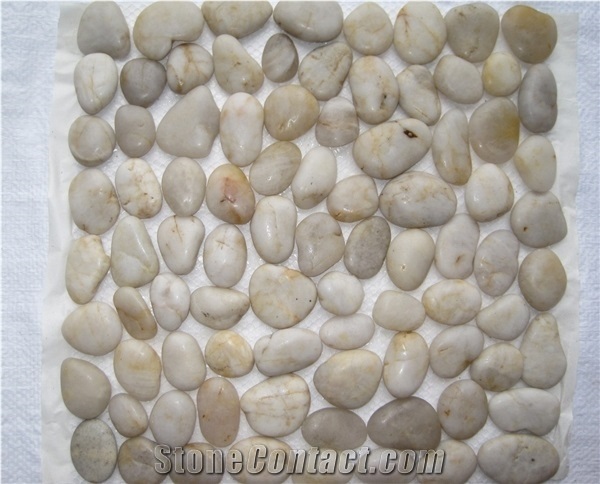 Mixed Color Pebble Stone Colored River Stone for Landscaping