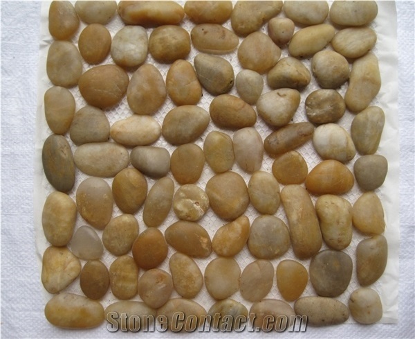 Mixed Color Pebble Stone Colored River Stone for Landscaping