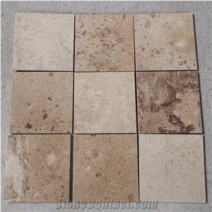 Natural Outdoor Ivory Beige Travertine Tiles For Pool Paver