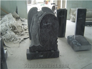 Professional Engraving Angel Oem Style Cemetery Monument