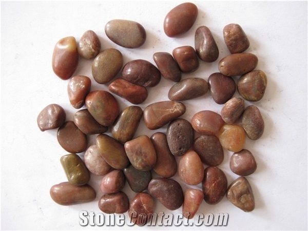 Wholesale China Red Polished Pebble In Bulk,Red River Pebble