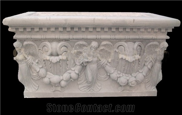 Wholesale Price Carved White Marble Bath Tubs