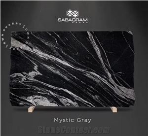 Mystic Gray Granite Slabs