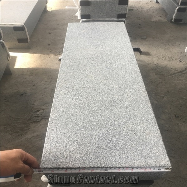 Chinese G654 Grey Granite Flamed Landscaping Stone Paving Steps