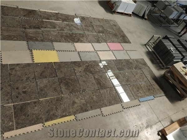 Chinese St. Laurent Brown Marble Floor Tiles